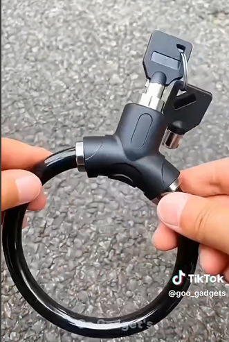 Bike Lock Cycle Moped Scooter Security Padlock .